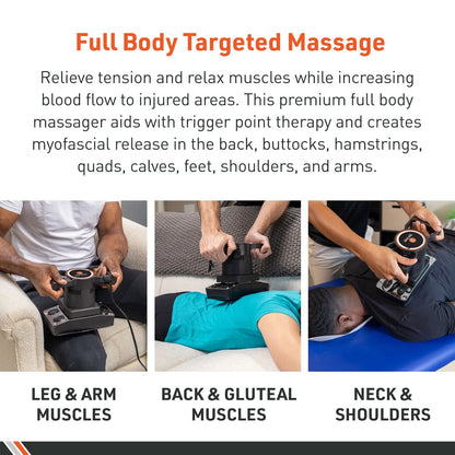 Therapeutic Variable Speed Professional Vibrating Massager for Pain & Aching Muscle Relief – High-Powered, Effective, Chiropractic Myofascial Release Tool & Trigger Point Therapy